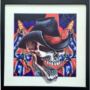 Poster med ramme i 3D, Ramme med Rebel