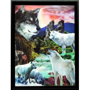 Poster med ramme, Spirit Of Wolf