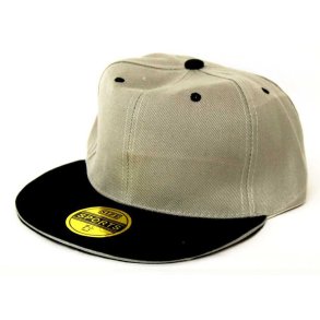 Hip Hop caps Gr, sort skygge