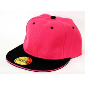 Hip Hop caps Rosa, sort skygge