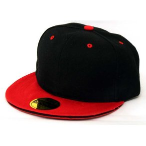 Hip Hop caps Sort, rd skygge