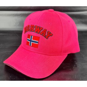 Caps 3D Norway til barn/ungdom, Pink
