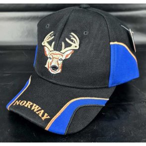 Caps Norway Hjort, sort/bl