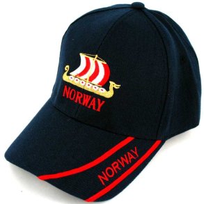 Caps med Viking Skip, Navy