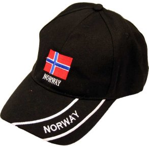 Caps med Flagg sort