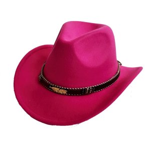 TEXAS cowboy hatter, rosa