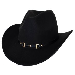 Montana cowboy hatter, Black