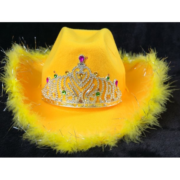 PRINSESSE hatt SJOKK GUL