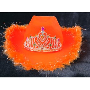 PRINSESSE hatt SJOKK ORANGE