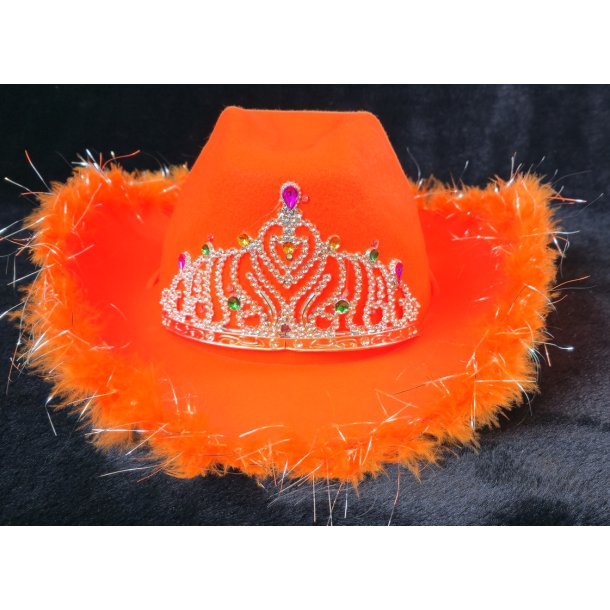 PRINSESSE hatt SJOKK ORANGE