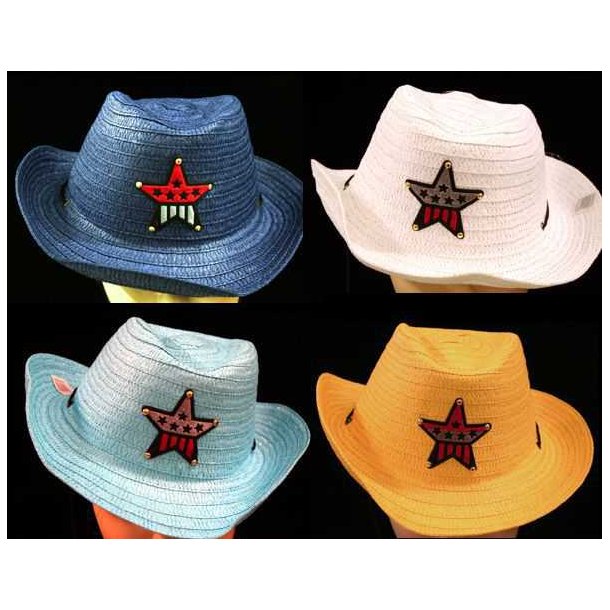 Cowboy sommer hatter til barn