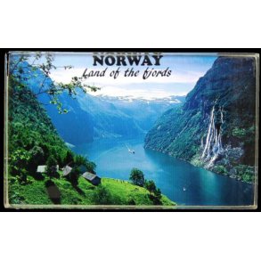 Magnet, acryl, Fjord
