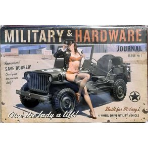 Metall skilt, Military Hardware