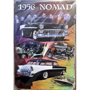 Metall skilt, 1956 Nomad