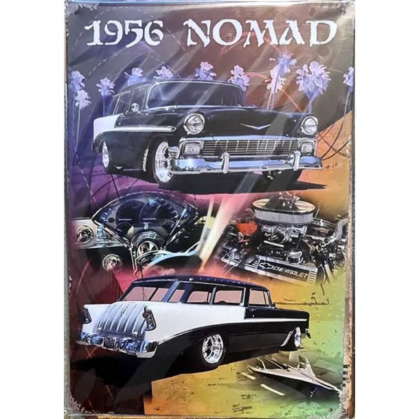 Metall skilt, 1956 Nomad