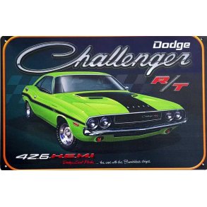 Metall skilt, Chalenger