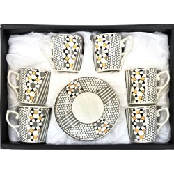 Espresso/kaffe sett a' 12 deler, Abstract