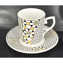 Espresso/kaffe sett a' 12 deler, Abstract