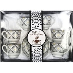 Espresso/kaffe sett, a' 12 deler XX