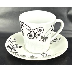 Espresso/kaffe sett, Sommerfugl a' 12 deler