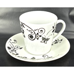 Espresso/kaffe sett, Sommerfugl 12 deler