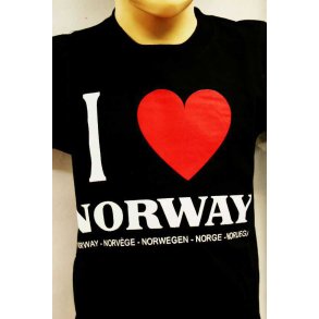 T-Shirt, Love svart