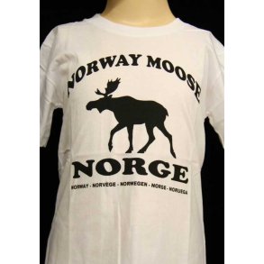T-Skjorter, Norway Moose hvt. barn