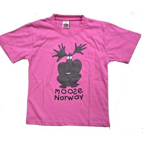 T-Skjorter, Norway Moose, rosa barn