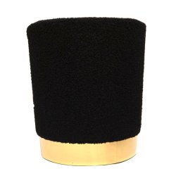 Stilig puff Wavy gold