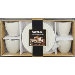 Kaffe sett for 4 (8 deler)