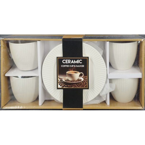 Kaffe sett for 4
