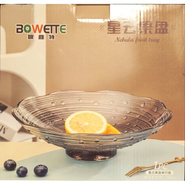 Glass fruktfat Bowette