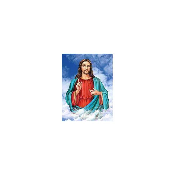 Poster med ramme i 3D, Jesus